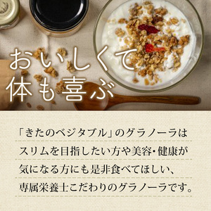 グラノーラセット（プレーングラノーラ130g×2袋、小松菜グラノーラ130g×2袋）_グラノーラ セット プレーングラノーラ 小松菜グラノーラ 2種類 130g 各 2袋 食べ比べ きたのベジタブル 季節 ドライフルーツ ドライベジタブル プレーン 新鮮 小松菜 野菜 オートミール ナッツ類 シリアル 朝食 お取り寄せ 福岡県 久留米市 送料無料 〔Ca533〕