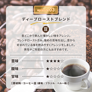 スペシャルティコーヒーブレンドセット【0097-001】岐阜県 可児市 中煎り 深煎り 希少な豆 あっさり 後味すっきり 飲みやすい お取り寄せ リラックス