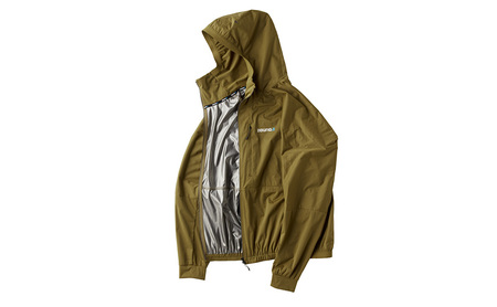 zauna suit / ザウナスーツ　KHAKI　カーキ　着るサウナ ファッション デトックスウェア Ag素材 保温性 セットアップ 静音性 軽量性  XXL