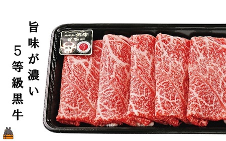 《和牛日本一獲得》5等級 これが!!鹿児島黒牛 赤身の旨味も堪能する「すき焼き」（ウデスライス900g（300g×3P）) ( 5等級 黒牛 黒毛和牛 牛肉 日本一 全国和牛能力共進会 徳之島 奄美 鹿児島 すき焼き しゃぶしゃぶ スライス 肉汁 霜降り 赤身 美味しい オススメ プレミアム JA食肉かごしま )