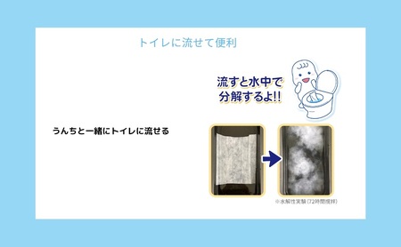 ムーニーおしりふき トイレに流せるタイプ詰替50枚3個パック×8セット 赤ちゃん用品 ベビー用品 流せるおしりふき 