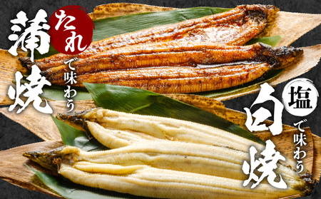 うなぎ 蒲焼・白焼き うなぎ[国産 各2尾]