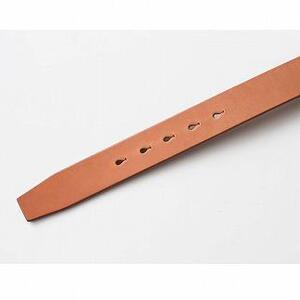 【minca】栃木レザーの希少な「ハーネスレザー」使用の贅沢な1枚革のレザーベルト/タン(生成)/幅35mm　HL-B02/TAN【40インチ101.5cm】【小物 ファッション 人気 おすすめ 】