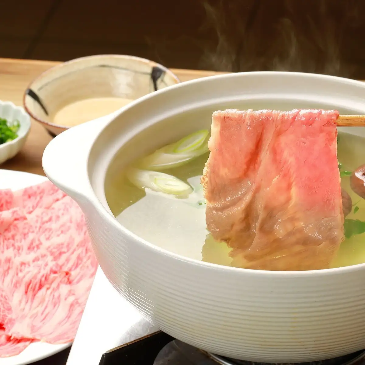 近江牛「かど萬」しゃぶしゃぶ用ロース肉 約600g 近江牛