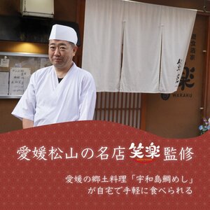 愛媛県産 宇和海鯛めし 2人前 × 3パック ( 6人前 ) 宇和島風 鯛めし 愛媛 松山 グルメ 魚 鯛 ごはん 鯛めし 鯛めし 鯛めし【IM007】