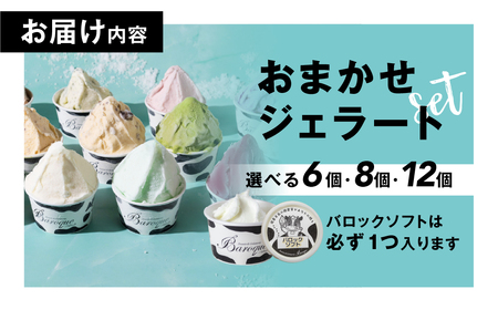行列店のジェラート 訳ありおまかせセット 12個 セット ジェラート