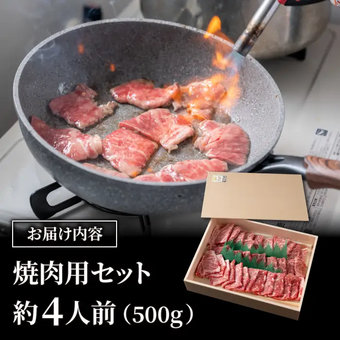 【3回定期便】信州プレミアム牛特選　焼肉セット500ｇ｜小田切牧場