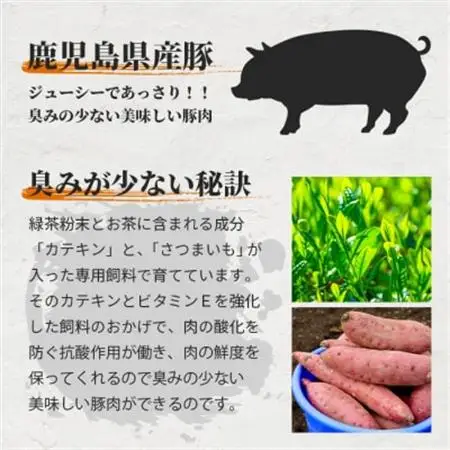 鹿児島県産豚 ロース しょうが焼き用 300g×2パック 豚ロース肉 生姜焼き A6-180_肉  豚肉 _【配送不可地域：離島】【1166400】