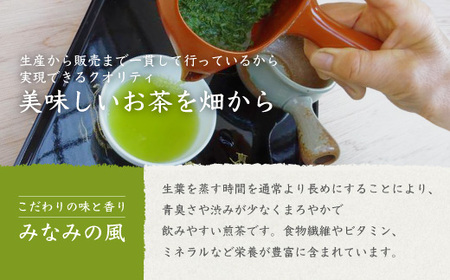 お茶の老舗“厚石園”の特選深蒸しセット【極上・特上 計3パック】緑茶 B3-30_飲料・ドリンク 茶葉・ティーバッグ 茶 _【配送不可地域：離島】【1166623】