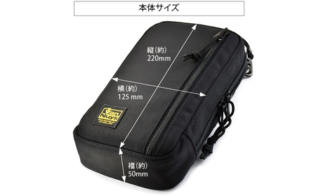 VanNuys 薄型サブポケット／Type-E ウエストバッグ 多機能ウエストバッグ 収納多数 ヒップバッグ  帆布 バンナイズ ファッション カバン 