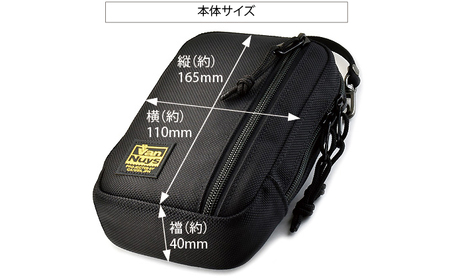 VanNuys 薄型サブポケット／Type-B ウエストバッグ 多機能ウエストバッグ 収納多数 ヒップバッグ  帆布 バンナイズ ファッション カバン 