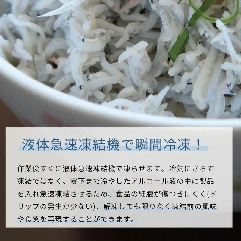 紀州和歌山湯浅産 釜揚げしらす 500g(100g×5) ※冷凍発送 シラス 釜揚げシラス 海産 海の幸【uot786A】
