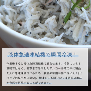 紀州和歌山湯浅産 釜揚げしらす 500g(100g×5) ※冷凍発送 シラス 釜揚げシラス 海産 海の幸 魚 さかな【uot786A】