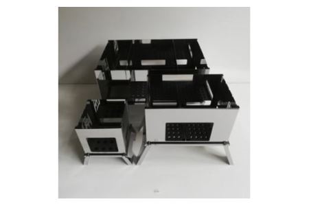 [S／M／Lサイズ] セット販売 焚き火台 囲 艶消し 2トーン ネーム ビニールケース付 [2574]