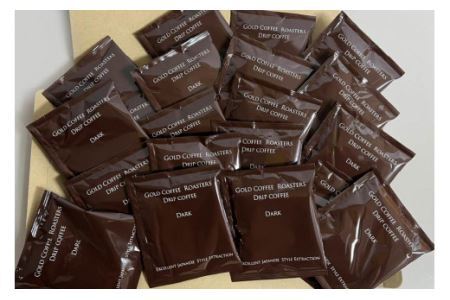 コーヒー 自家焙煎 ドリップバッグ ダーク 20個 [ゴールド珈琲 大阪府 守口市] [2284]