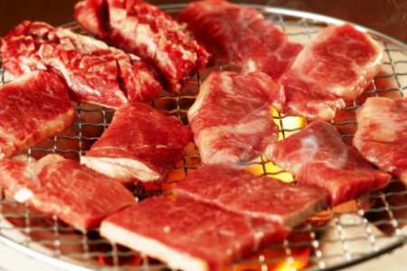 おおいた自慢の焼肉セット計1.1kg/豊後牛カルビ,モモほか _1159R