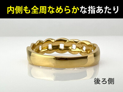 5-208 純金(Ｋ２４)製 喜平リングAタイプ ALPBK091