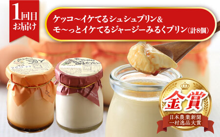 【3回定期便】 シュシュのスイーツ＆ジュース / スイーツ すいーつ スイーツ定期便 プリン ぷりん ジュース アイス あいす アイスクリーム あいすくりーむ ジェラート じぇらーと / 大村市 / おおむら夢ファームシュシュ[ACAA059]