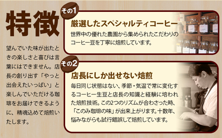 コーヒー 珈琲 珈琲豆 レギュラーコーヒー 豆タイプ 選べる 定期便 3ヶ月(計1.2kg)  このみ珈琲《お申込み月の翌月から出荷》ギフト 福岡県 鞍手町 送料無料