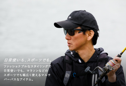 鼻パッドのない「エアフライ」＊男女兼用 スポーツカジュアル AF-402(偏光レンズ版) C-1PG									