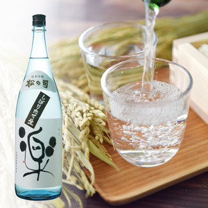 【先行予約】 新酒 生酒 日本酒 松の司 純米吟醸 しぼりたて 楽 720ml