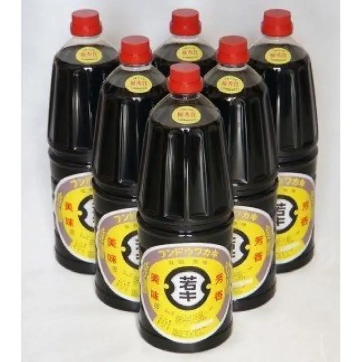 ワカキ醤油1.8L×6本セット　【07208-0181】