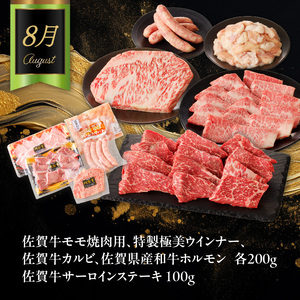 佐賀牛　焼肉・ＢＢＱ定期便｜焼肉【Z094】