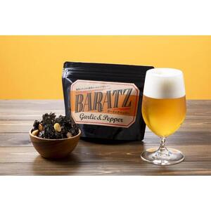 海苔とナッツの濃厚おつまみBARATZ（バラッツ） ガーリックペッパー 4個セット 【お菓子 スナック 菓子 おかし 食品 人気 おすすめ 】