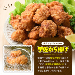 サクッとジューシー宇佐から揚げセット(計2.5kg・500g×5P)唐揚げ から揚げ 簡単 冷凍 惣菜 お弁当 おかず おつまみ 揚げるだけ セット 勝負めし【102000700】【サンセイ　安心院ソーセージ】