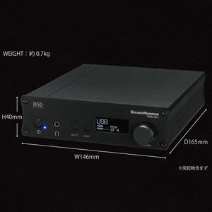 デジタルアンプ SOUND WARRIOR USB DAC内蔵 プリメインアンプ SWD-UA1-SD アンプ 家電