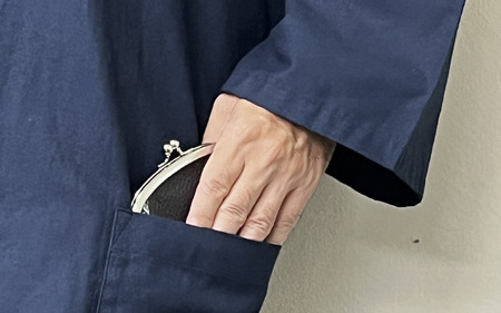 カーゴパンツ作務衣(M)【有名劇団の舞台衣装に携わる縫製職人が仕立てた】