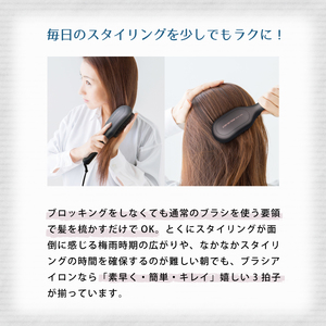 C7031【ケアライズ】ブラシアイロン B-120 ケアライズ】ヘアアイロン ブラシ ｜美容 人気家電 家電 | 静岡県藤枝
