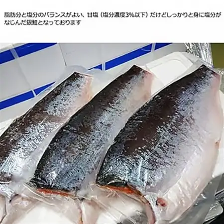 無添加甘塩仕立て 銀鮭半身切身 約1kg_魚介・海産物 鮭・サーモン 鮮魚 さけ サケ さーもん_【配送不可地域：離島】【1461696】