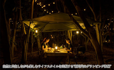 small planet CAMP&GRILL宿泊クーポン券(5,000円分) チケット 体験型 お出かけ 泊り 旅行 抜群のロケーション グランピング施設 BBQ 