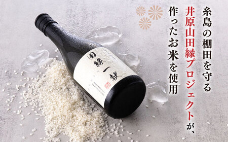 無農薬で育てたお米で作った 日本酒 『田縁一献（でんえんいっこん）』720ml×1本 糸島市 / NPO法人田縁プロジェクト [AUM002] 純米酒