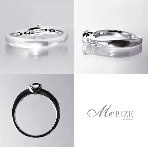 指輪 天然ホワイト ダイヤモンド 0.36ct SIクラス Genevieveジュヌヴィエーヴ【プラチナ950】r-186（KRP）O73-1410