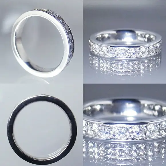 指輪 天然 ダイヤモンド 1.0ct フルエタニティ SIクラス Nadine ナディーヌ【プラチナ950】r-171（KRP）R33-1411