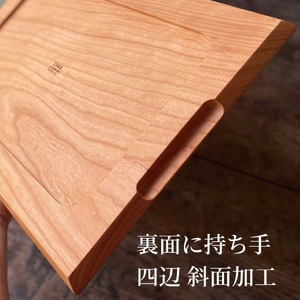 木製まな板 裏取手 260×360 ウッドプレート ｶｯﾃｨﾝｸﾞﾎﾞｰﾄﾞ受注生産 mi0037-0032