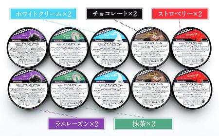 ジェラートマエストロ厳選《ドナテロウズ》ジェラート5種10個セット AGR0001