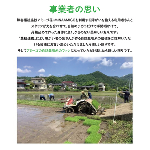 【先行予約】【2025年11月中旬頃順次発送予定】令和7年産 2kg アミーゴ米 【白米】（コシヒカリ・自然栽培米（７年目）・天日干し米）｜茨城県 大子町 袋田 米 精米 おだがけ米 はざがけ米 いねかけ米 先行予約 農福連携 コシヒカリ 白米（CA011）
