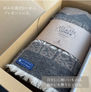 【一生もの】新潟・見附の肉厚ジャガード織りブランケット ブラウン 丈夫 厚め 織 物 丸洗い可 インテリア おしゃれ 日本製 贈り物 祝い 誕生日 卒業 プレゼント ギ フト アウトドア クリスマス 新潟県 見附市