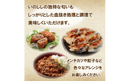 【ジビエ】猪 ミンチ 800g 猪肉 ジビエ 愛南ジビエ