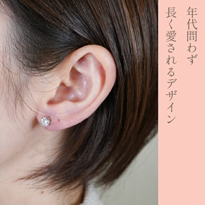 プラチナ　ダイヤ　ピアス　片耳0.5ct×2　管理番号686449　×1ペア 218-003