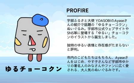 チョーコクンぬいぐるみセット 2個 【山口県 宇部市 ゆるキャラ ご当地キャラ キャラクター ゆるチョーコクン 宇部ふるさと大使 YOASOBI Ayase 紹介 話題 SNS やす子】 BB10_1-FN