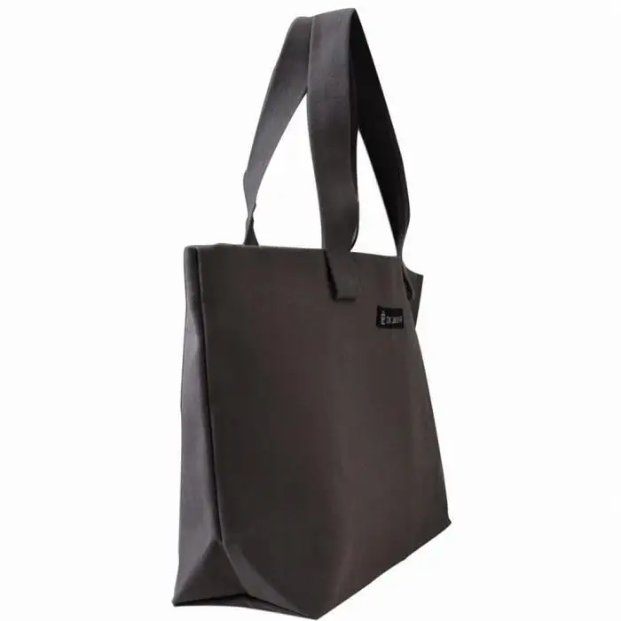 【福岡市の縫製工場オリジナルブランド　OKUNIYA】Wideトートバッグ グレー