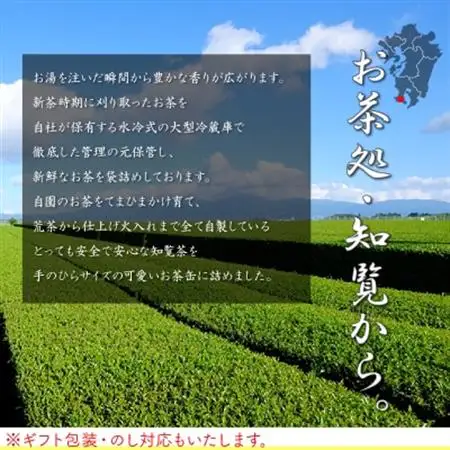 片野坂製茶 知覧茶煎茶なつめ缶ギフト【1185823】