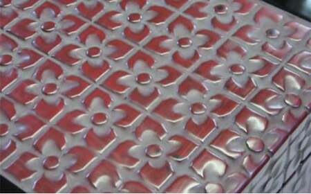 ［高岡漆器］ 文庫 小花紋 雑貨 日用品 文房具 工芸品  FAD-1237