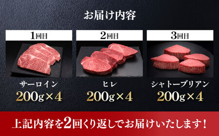  【全6回定期便】博多和牛 食べ比べ ステーキ [ABCL146]