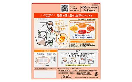《めぐりズム》蒸気の温熱シート 肌に直接貼るタイプ 64枚  雑貨 山形県 F2Y-5741