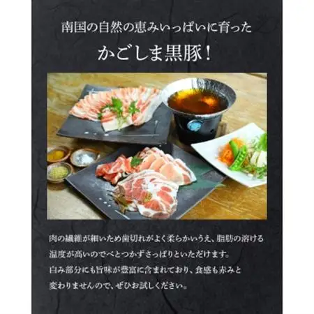 かごしま黒豚しゃぶしゃぶセット 雅【配送不可地域：離島】【1186246】